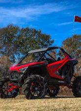 High Lifter APEXX Front Forward Upper and Lower Control Arms Preinstalled Ball Joints Red Polaris RZR PRO XP | XP 4 2020                                     - HDFFA-RZRPRO-R-BJI - Image 4